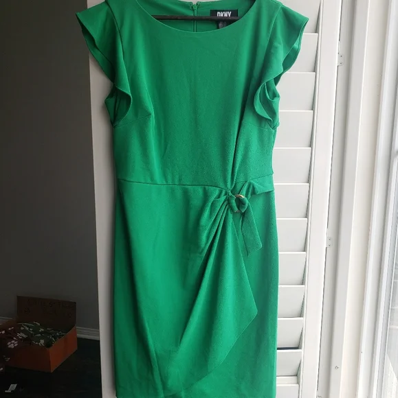dkny green dress Iggy Maxi Dress Retro Green Ombre main image 1